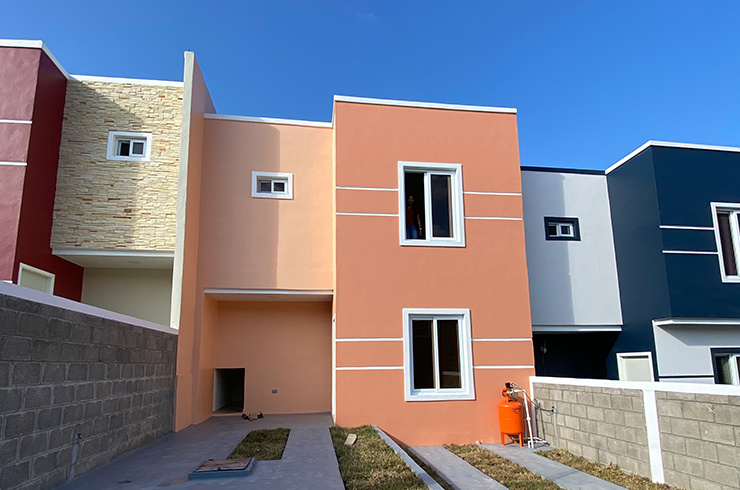 Casas reales del proyecto Residencial Concepción II en Tegucigalpa